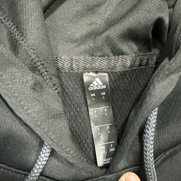 Adidas University of Delaware Blue Hens Hoodie Sweatshirt Men’s Size Large - Picture 4 of 5